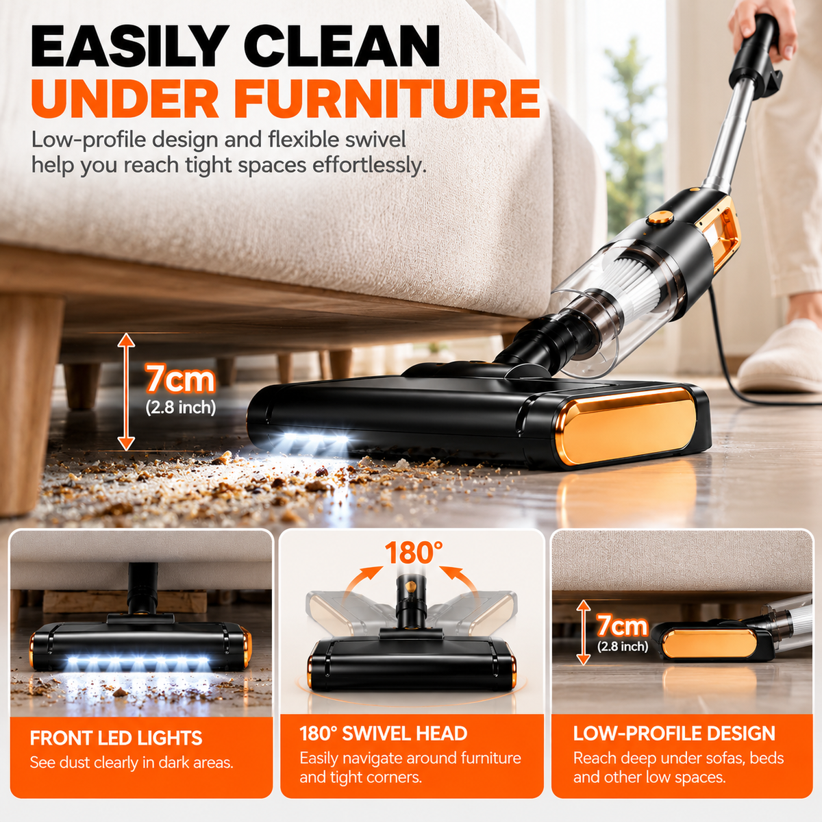 UnityClean HydroVac™ Compact Wet & Dry Cleaner